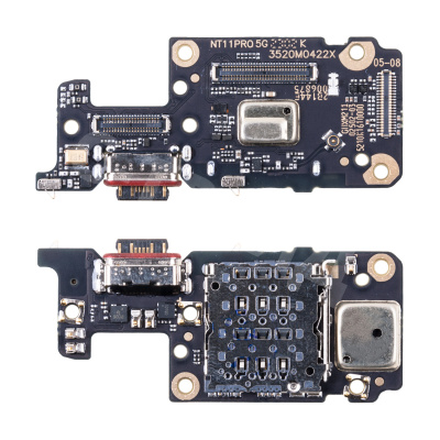 Шлейф для Xiaomi Redmi Note 11 Pro+ 5G (21091116UG) плата системный разъем/разъем SIM/микрофон