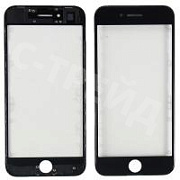 Стекло для переклейки iPhone 8/SE (2020)/SE (2022) с OCA пленкой + рамка Черный - OR (Mitsubishi)