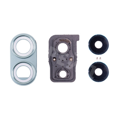 Стекло камеры для Xiaomi Poco X7 Pro (2412DPC0AG) в сборе с рамкой Зеленый