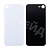 Задняя крышка для iPhone SE 2020 (A2296) Белый (стекло, монолит, широкий вырез под камеру, логотип) - Премиум