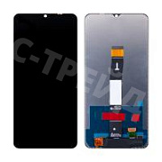 Дисплей для Xiaomi Redmi 12C/Poco C55 (22120RN86G) в сборе с тачскрином Черный - Оптима