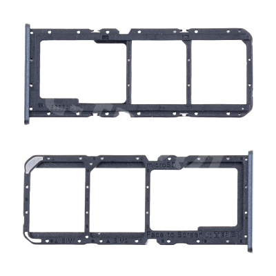 Держатель SIM для Realme C30s (RMX3690) Черный