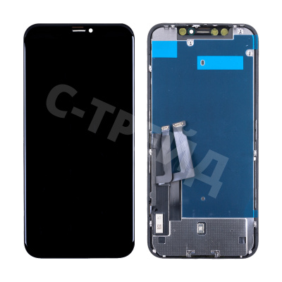 Дисплей для iPhone Xr в сборе с тачскрином Черный - Стандарт