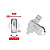 USB-флеш (USB 3.0 + Type-C) 64GB XO U50 Серебро