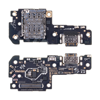 Шлейф для Xiaomi Poco X5 Pro 5G (22101320G) плата системный разъем/разъем SIM/микрофон