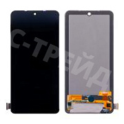 Дисплей для Xiaomi Redmi Note 11 Pro 4G/5G/11E Pro/10 Pro 4G/Poco X4 Pro 5G (2201116TG/2201116SG/2201116PG/M2101K6G) в сборе с тачскрином Черный - (OLED)