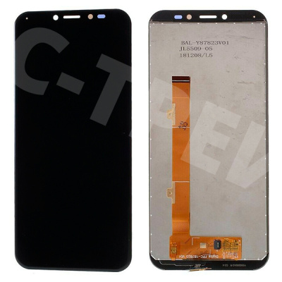 Дисплей для Alcatel 1S (OT-5024D) в сборе с тачскрином Черный - Оптима