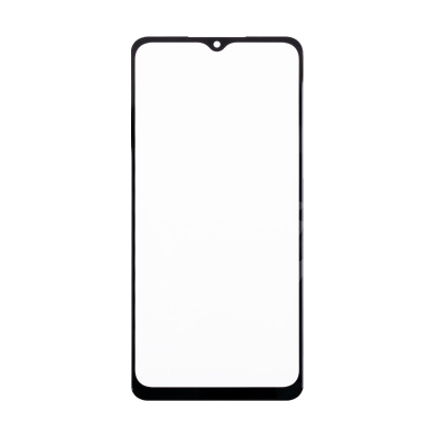 Стекло для переклейки Samsung Galaxy A02 (A022G) с OCA пленкой Черный - OR (Mitsubishi)