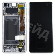 Дисплей для Samsung Galaxy S10 (G973F) модуль с рамкой Белый - OR (SP)