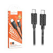 Кабель Type-C - Type-C Hoco X88 (5A, 60W, 2 м) Черный