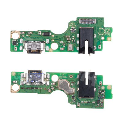 Шлейф для Tecno Spark Go 1 (KL4) плата на системный разъем/разъем гарнитуры/микрофон - Премиум