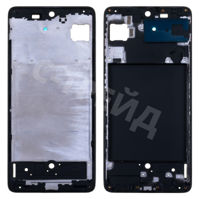 Рамка дисплея для Samsung Galaxy A71 (A715F) Черный (возможен дефект ЛКП)