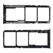 Держатель SIM для Xiaomi Redmi Note 10S (M2101K7BNY) Черный