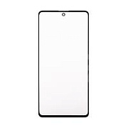 Стекло для переклейки Samsung Galaxy A71 (A715F) с OCA пленкой Черный - OR (Mitsubishi)