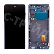 Дисплей для Samsung Galaxy S20 FE/S20 FE 5G (G780F/G781B) модуль с рамкой Синий - OR Ref. (SP)