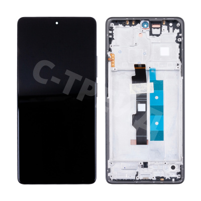 Дисплей для Xiaomi Redmi Note 13 Pro 4G (23117RA68G) модуль с рамкой Черный - OR (SP)