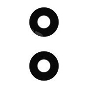 Стекло камеры для Samsung Galaxy A05 (A055F) (комплект 2 шт.) Черный