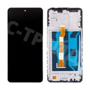 Дисплей для Vivo Y36 4G/5G (V2247) модуль с рамкой Черный - OR