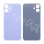 Задняя крышка для iPhone 12 mini (A2399) Фиолетовый (стекло, монолит, широкий вырез под камеру, логотип) - Премиум