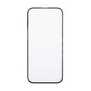 Защитное стекло "Премиум" для iPhone 15 Черный (Закалённое+, полное покрытие)