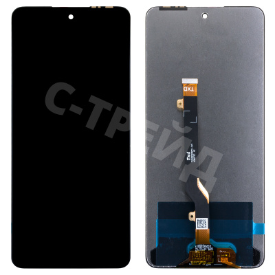 Дисплей для Infinix Note 10 Pro (X695C) в сборе с тачскрином Черный - Оптима