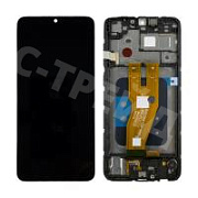 Дисплей для Samsung Galaxy A05 (A055F) модуль c рамкой Черный - OR Ref. (SP)