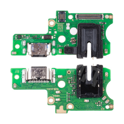 Шлейф для Tecno Camon 20 Pro 4G (CK7n) плата на системный разъем/разъем гарнитуры/микрофон - Премиум