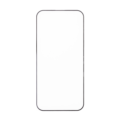 Защитное стекло "Матовое" для iPhone 16 Plus Черный (Закалённое, полное покрытие)