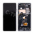 Дисплей для Samsung Galaxy S21 Ultra (G998B) модуль с рамкой Черный - OR Ref. (SP)
