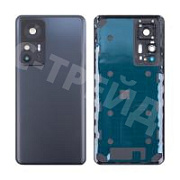 Задняя крышка для Xiaomi 12T (22071212AG) Черный (Матовая) - Премиум