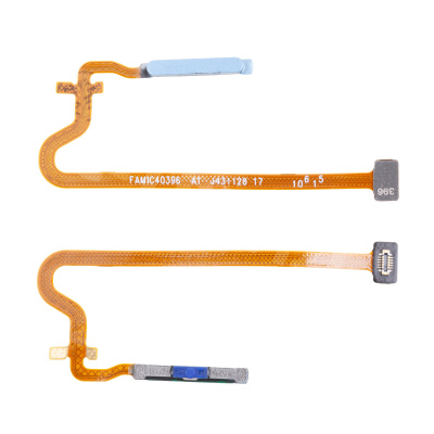 Шлейф для Realme C51/Note 50 (RMX3830/RMX3834) сканер отпечатка пальцев Голубой