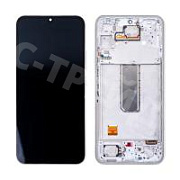 Дисплей для Samsung Galaxy A34 5G (A346B) модуль с рамкой Серебро - OR (SP)