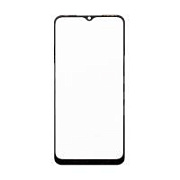 Стекло для переклейки Tecno Spark 8C (KG5n) с OCA пленкой Черный - OR (Mitsubishi)