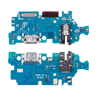 Шлейф для Samsung Galaxy A25 5G (A256E) плата системный разъем/разъем гарнитуры/микрофон