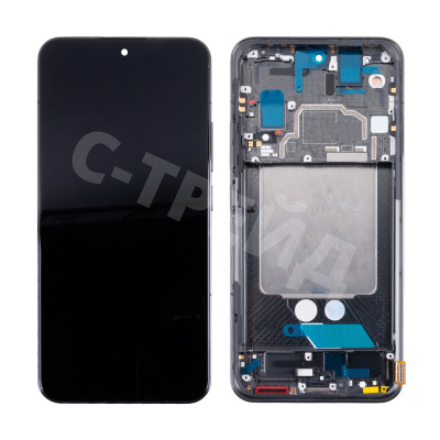 Дисплей для Xiaomi 13 (2211133C) модуль с рамкой Черный - OR