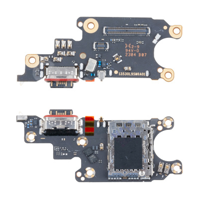 Шлейф для Xiaomi 13 Lite (2210129SG) плата системный разъем/разъем SIM/микрофон - Премиум