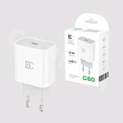 Сетевое зарядное устройство Type-C BC C60 (20W, PD) Белый