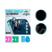 Защитное стекло линзы камеры для iPhone 13/13 mini (комплект 2 шт.) Синий