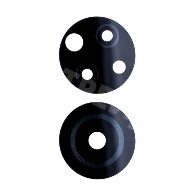 Стекло камеры для Huawei Honor X7 (CMA-LX1/CMA-LX2) (комплект 2 шт.) Черный