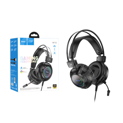 Проводные наушники Hoco W110 (мониторные, накладные) Черный