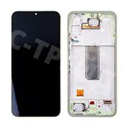 Дисплей для Samsung Galaxy A34 5G (A346B) модуль с рамкой Зеленый - OR (SP)
