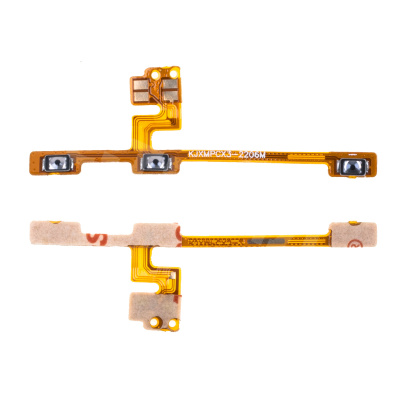 Шлейф для Xiaomi Poco X3 NFC/X3 Pro (M2007J20CG/M2102J20SG) на кнопки громкости/включения