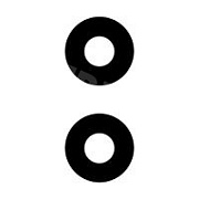 Стекло камеры для Samsung Galaxy A06 4G (A065F) (комплект 2 шт.) Черный