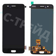 Дисплей для OnePlus 5 (A5000) в сборе с тачскрином Черный - (OLED)