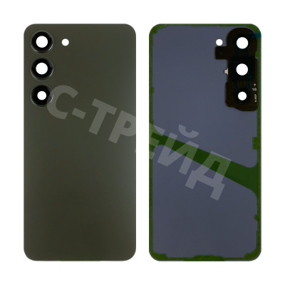 Задняя крышка для Samsung Galaxy S23 (S911B) Зеленый - Премиум