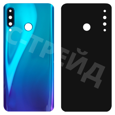 Задняя крышка для Huawei P30 Lite (MAR-LX1M) (24MP) Синий - Премиум