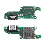 Шлейф для Huawei Nova Y73 плата системный разъем/разъем SIM/микрофон - Премиум
