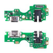 Шлейф для Infinix Hot 20 4G (X6826B) плата на системный разъем/разъем гарнитуры/микрофон