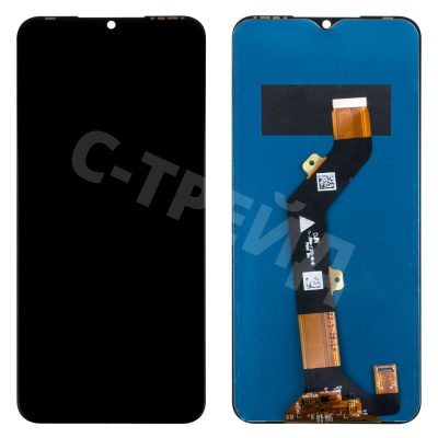 Дисплей для Tecno Spark 8C (KG5n) в сборе с тачскрином Черный - Оптима