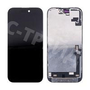 Дисплей для iPhone 16 (A3287) в сборе с тачскрином Черный - OR100 (Снятый, без ремонта)